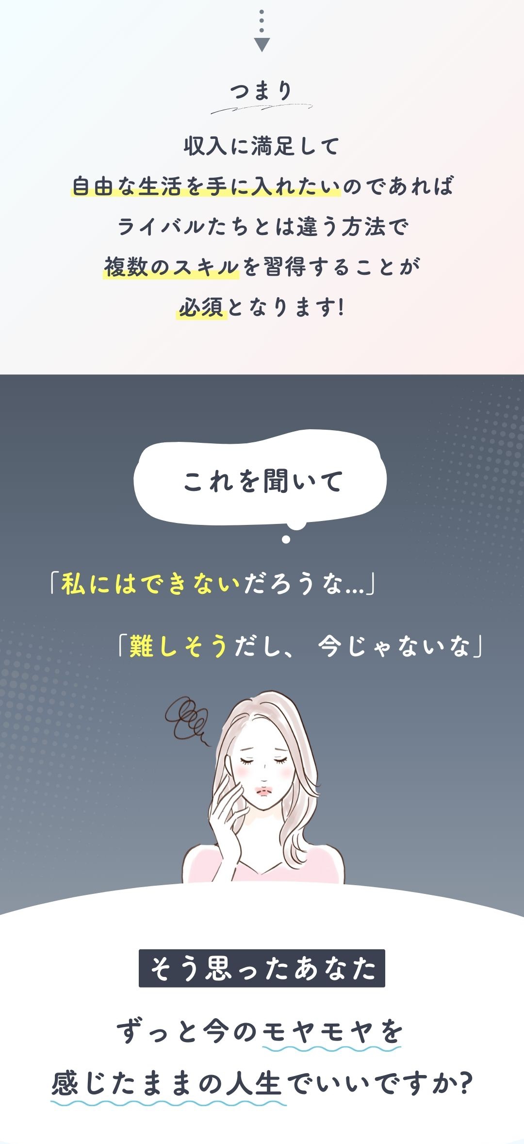 ずっとモヤモヤ…