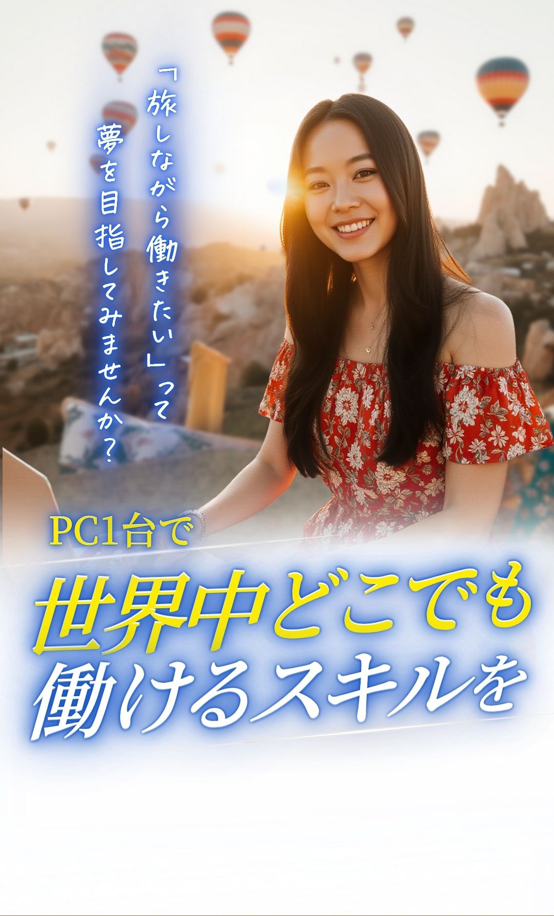 旅しながら働きたいって夢を目指してみませんか？